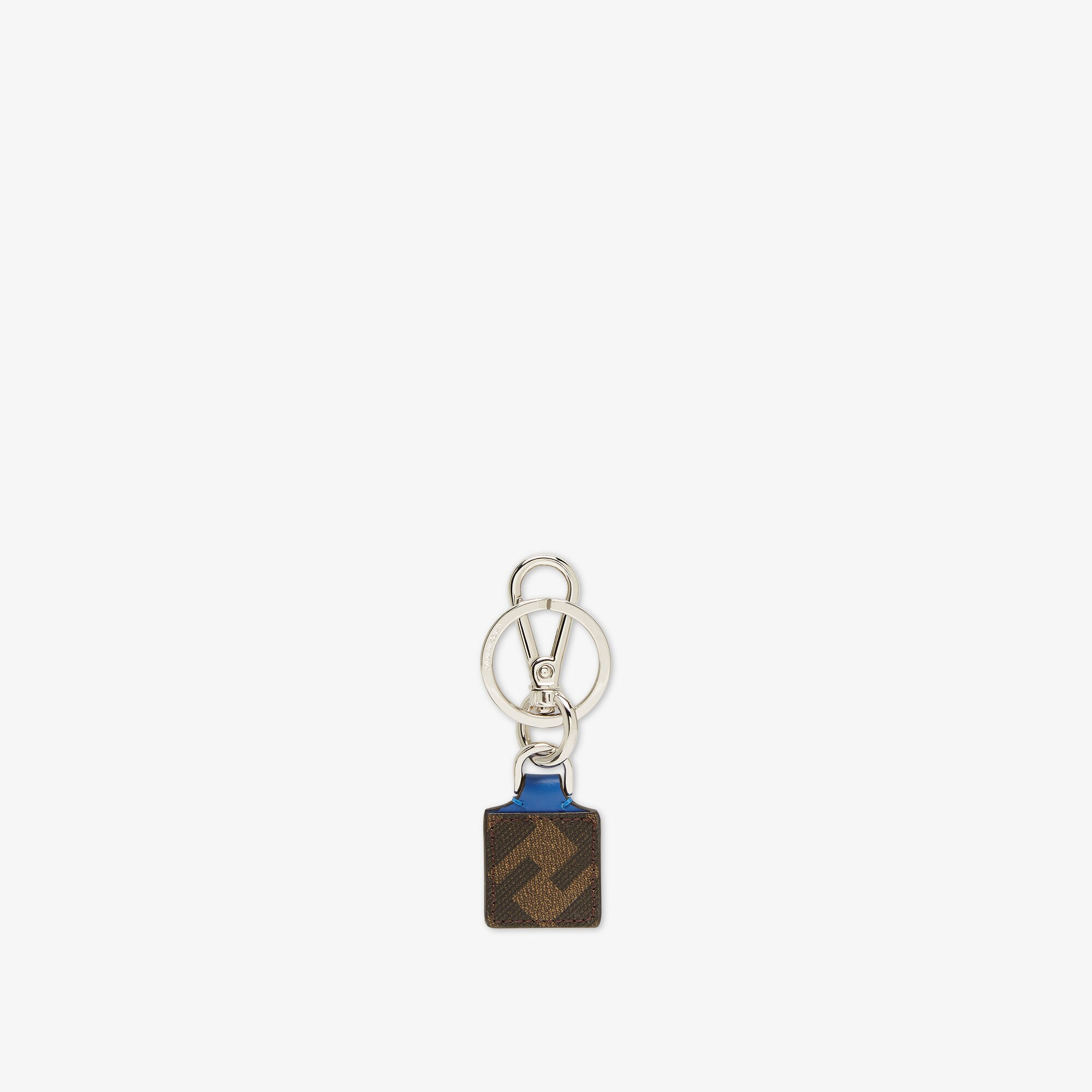 FFスクエア キーホルダー レザー ブルー | Fendi
