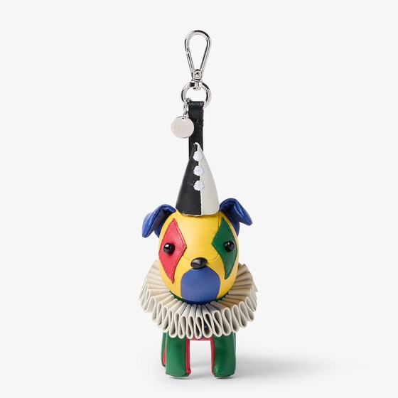 Fendi Ito bag charm made of multicoloured nappa leather