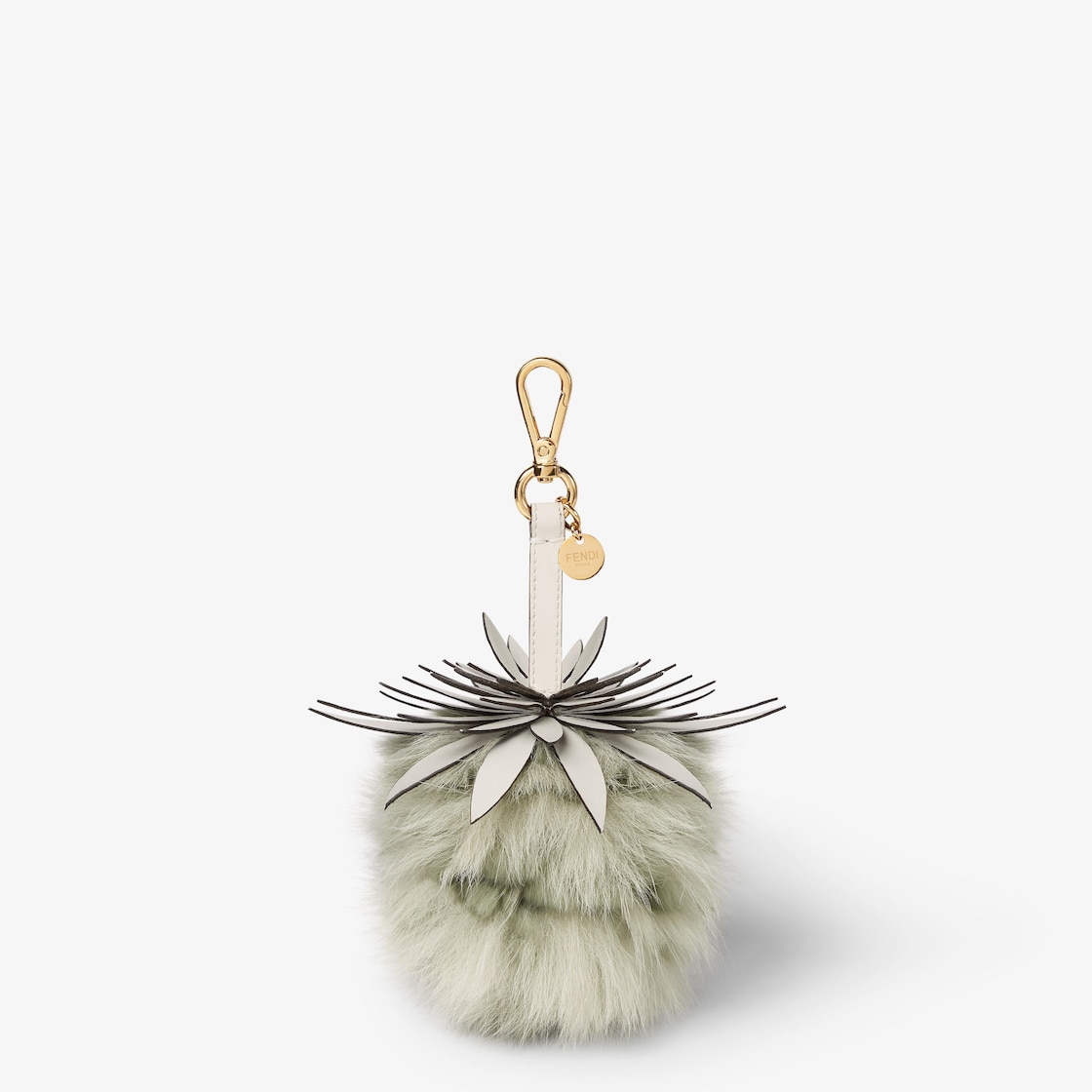 フェンディ パイナップル チャーム ファー グリーン | Fendi フェンディ パイナップル チャーム ファー グリーン | Fendi