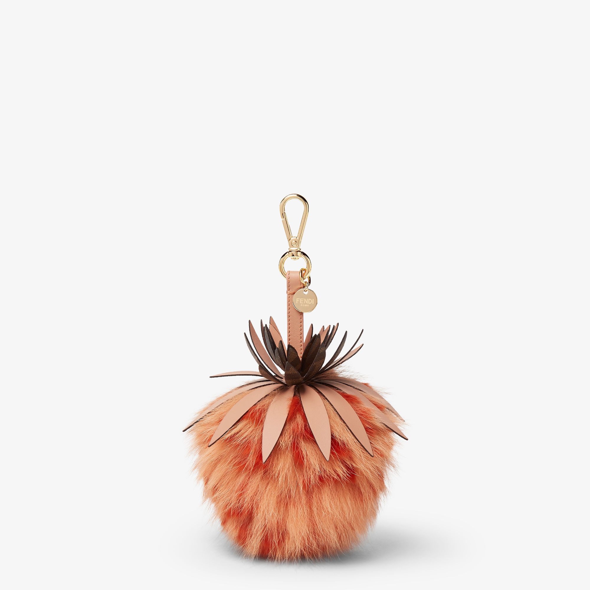 フェンディ パイナップル チャーム ファー オレンジ | Fendi フェンディ パイナップル チャーム ファー オレンジ | Fendi