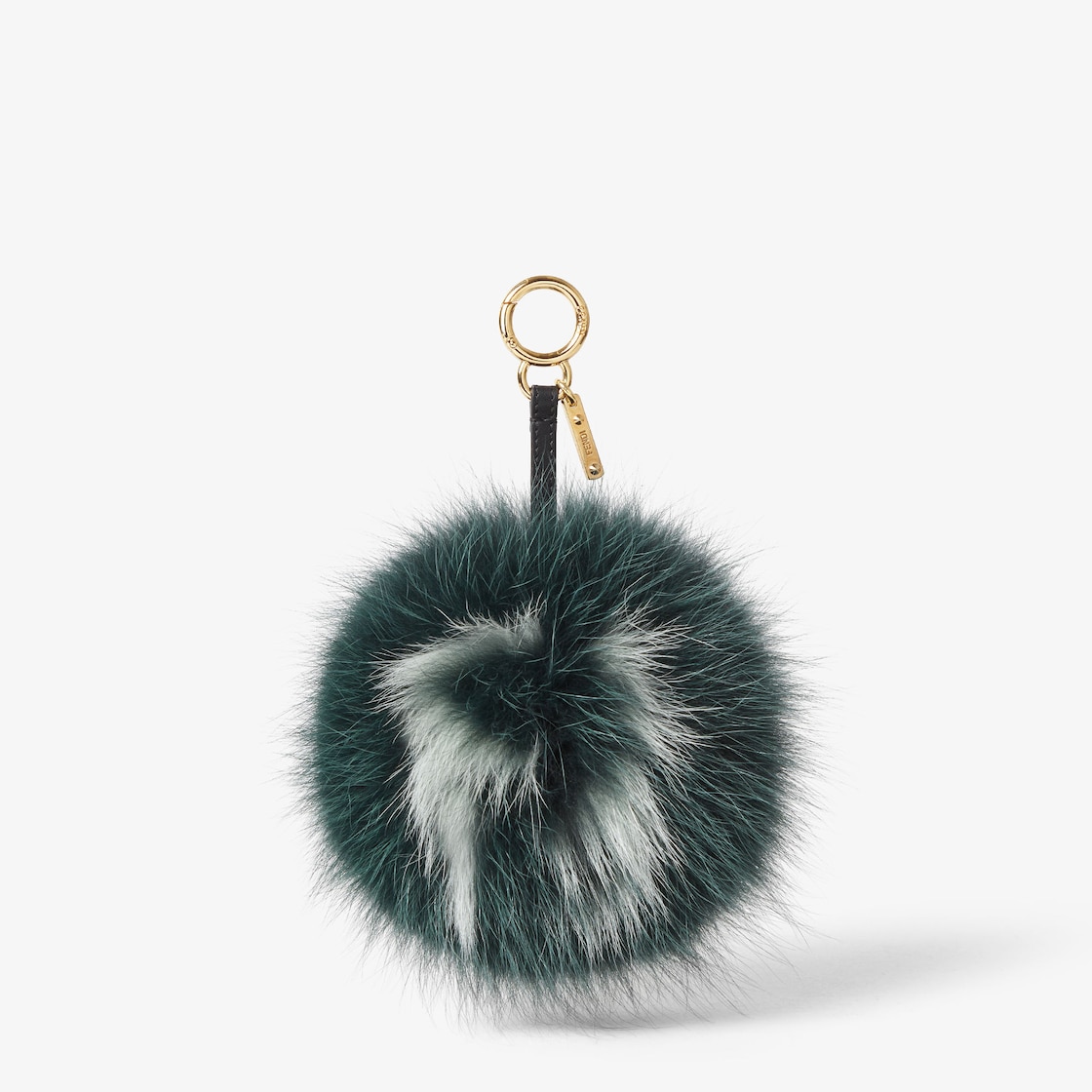 Pompom Charm Fur Green - Image 1/3