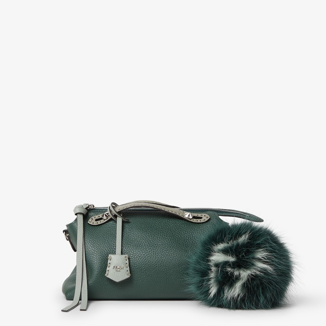 Pompom Charm Fur Green - Image 2/3