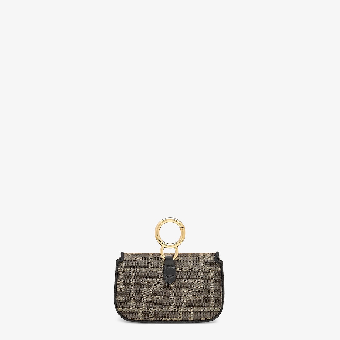 Nano Baguette Charm - Brown fabric charm | Fendi