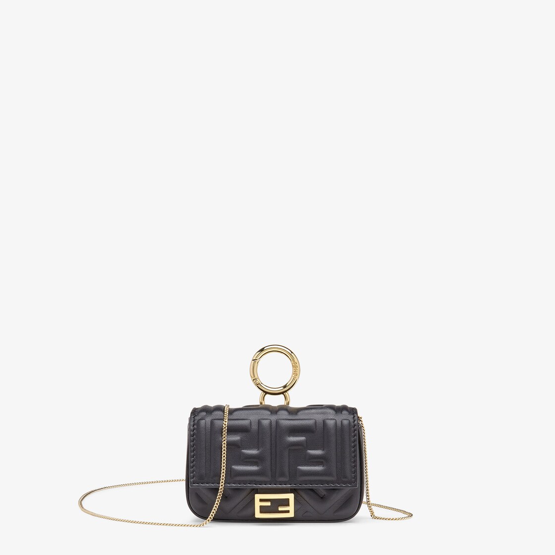 FENDI　マルチカラー　ナノバゲット　チャームカラーベージュ