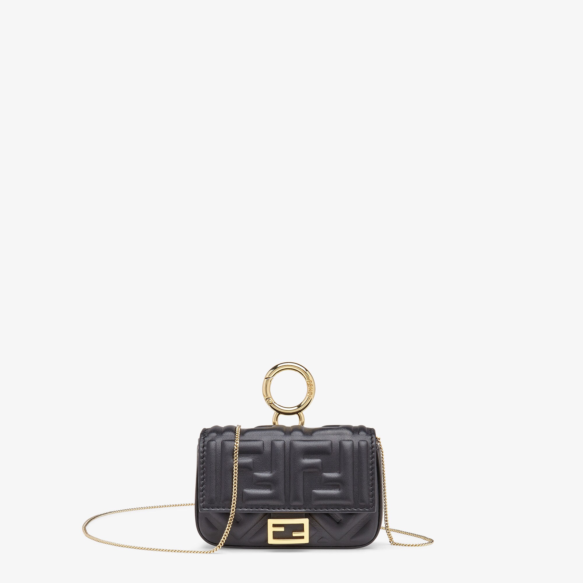 送料関税込☆FENDI Nano Fendigraphy leather charm bag☆超人気 送料関税込☆FENDI Nano Fendigraphy leather charm bag☆超人気