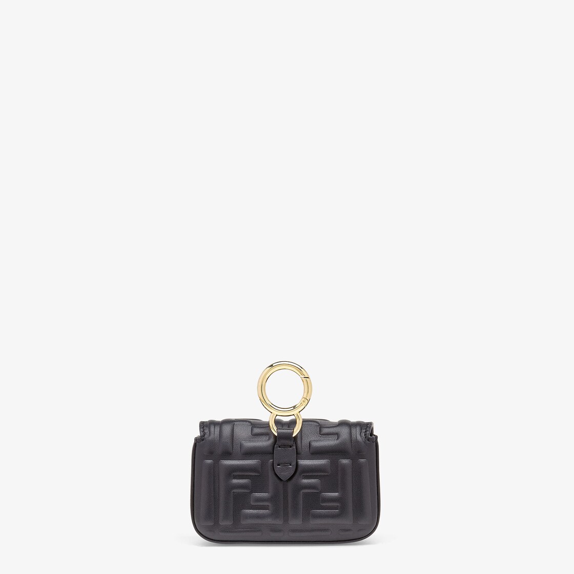 Fendi Chainstrap Forever Mini Pochette Bag in Black