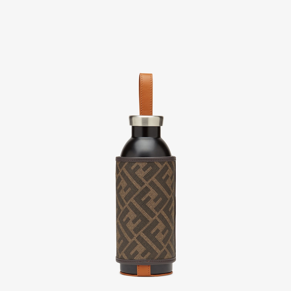 Bottle Holder - 24Bottles® flask with brown fabric cover | Fendi