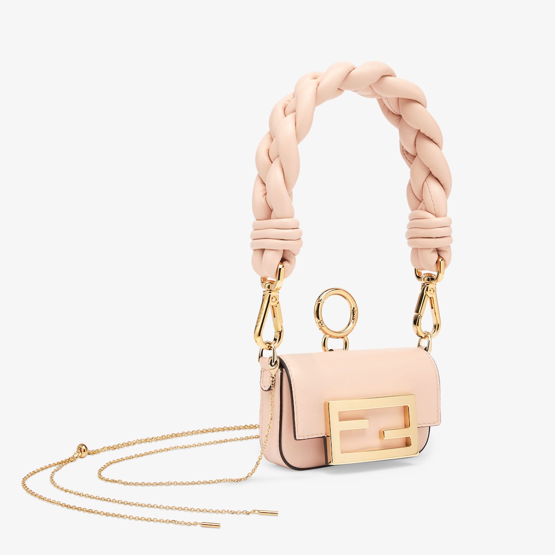 Nano Baguette Maxi Handle Leather Pink - Image 2/4