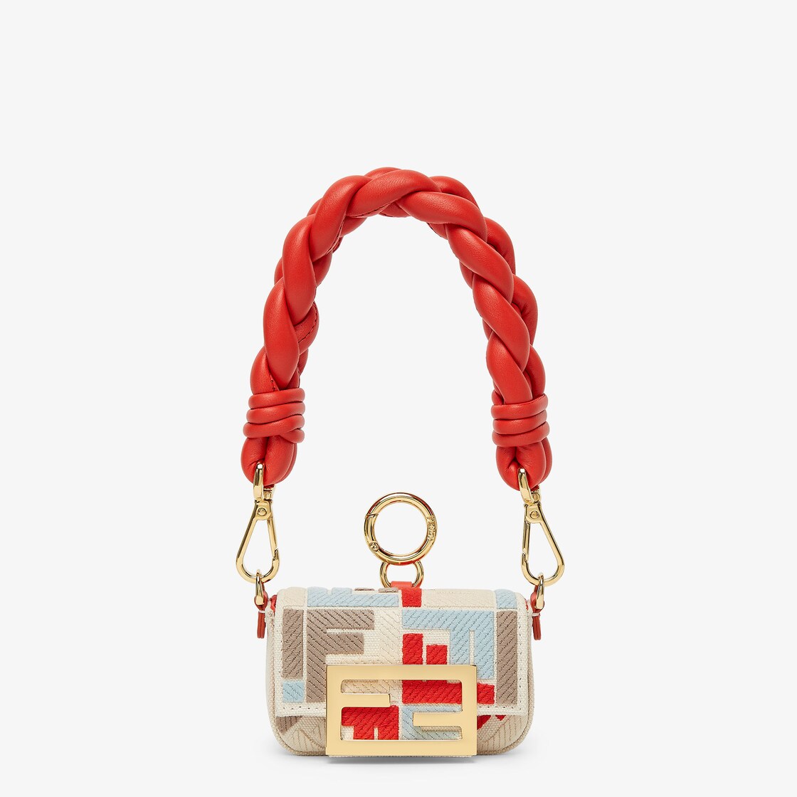 予約受付中】 FENDI マンマ ズッカバッグ チャーム バッグ ゴールド