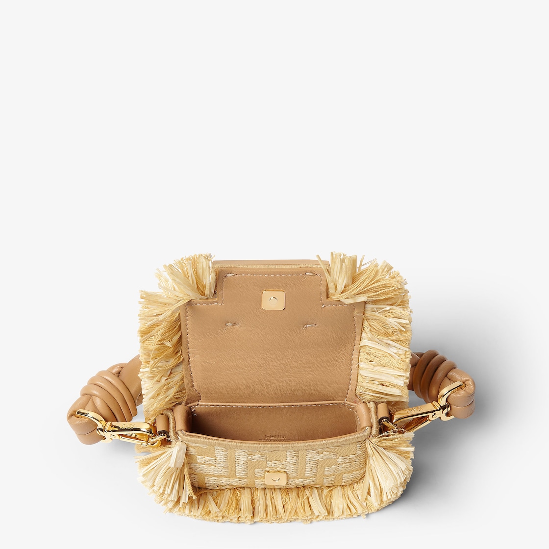 ナノ バゲット チャーム コットン ベージュ | Fendi ナノ バゲット チャーム コットン ベージュ | Fendi