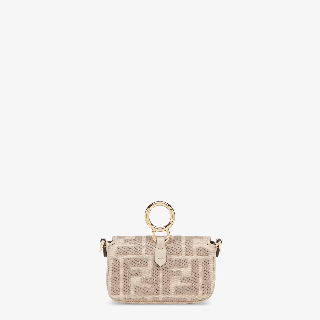 FENDI × TIFFANY & Co. ナノ バゲット チャーム チェーンハンドバッグ レザー SV925 ターコイズブルー 25周年記念