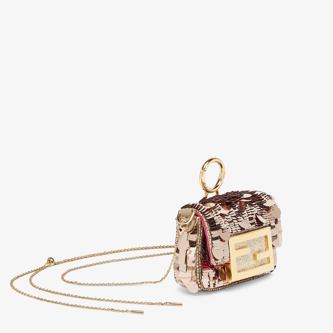 Nano Baguette Charm Sequins or crystals Grey - Image 2/4