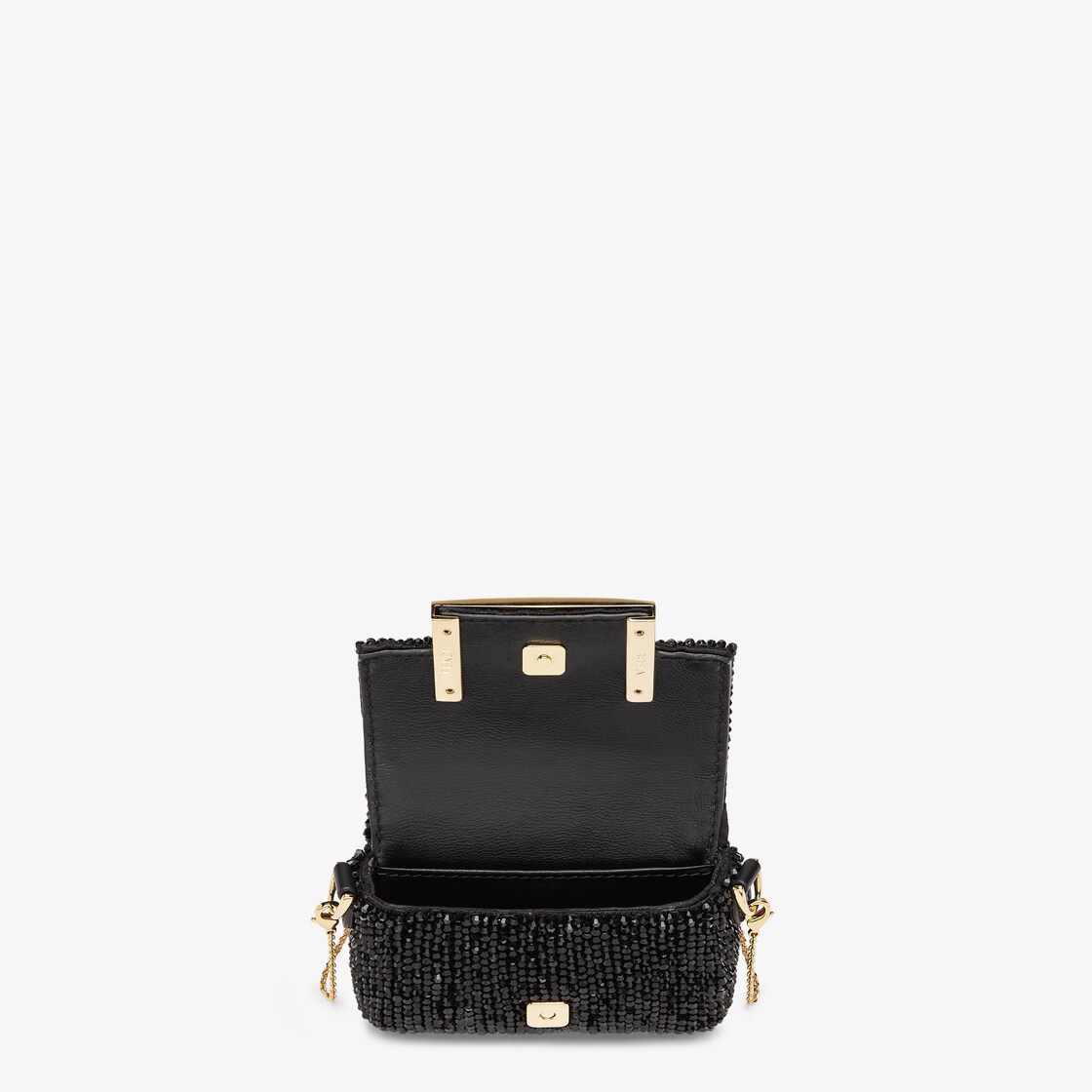 Nano Baguette Charm Sequins or crystals Black - Image 4/4