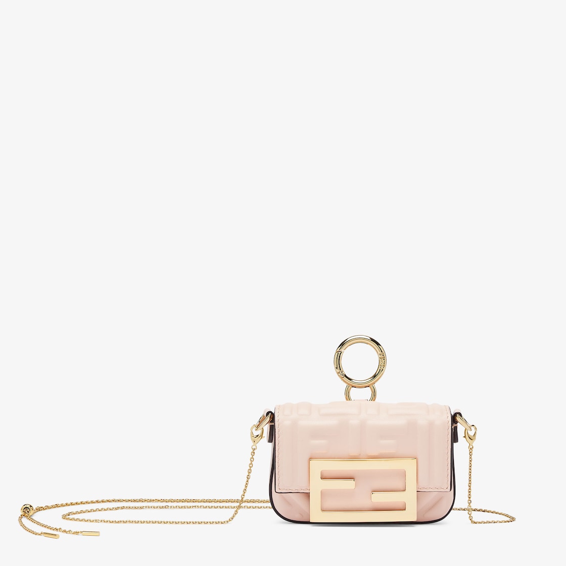 ナノ バゲット チャーム レザー ピンク | Fendi ナノ バゲット チャーム レザー ピンク | Fendi
