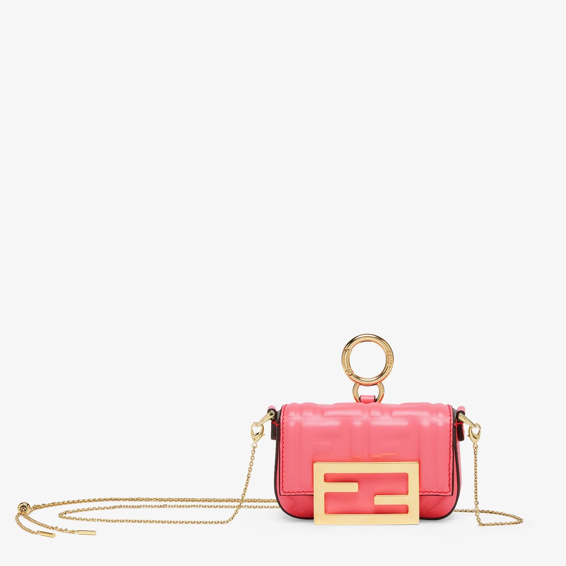 Fendi, Bags, Fendi Pink Leather Baguette Bag