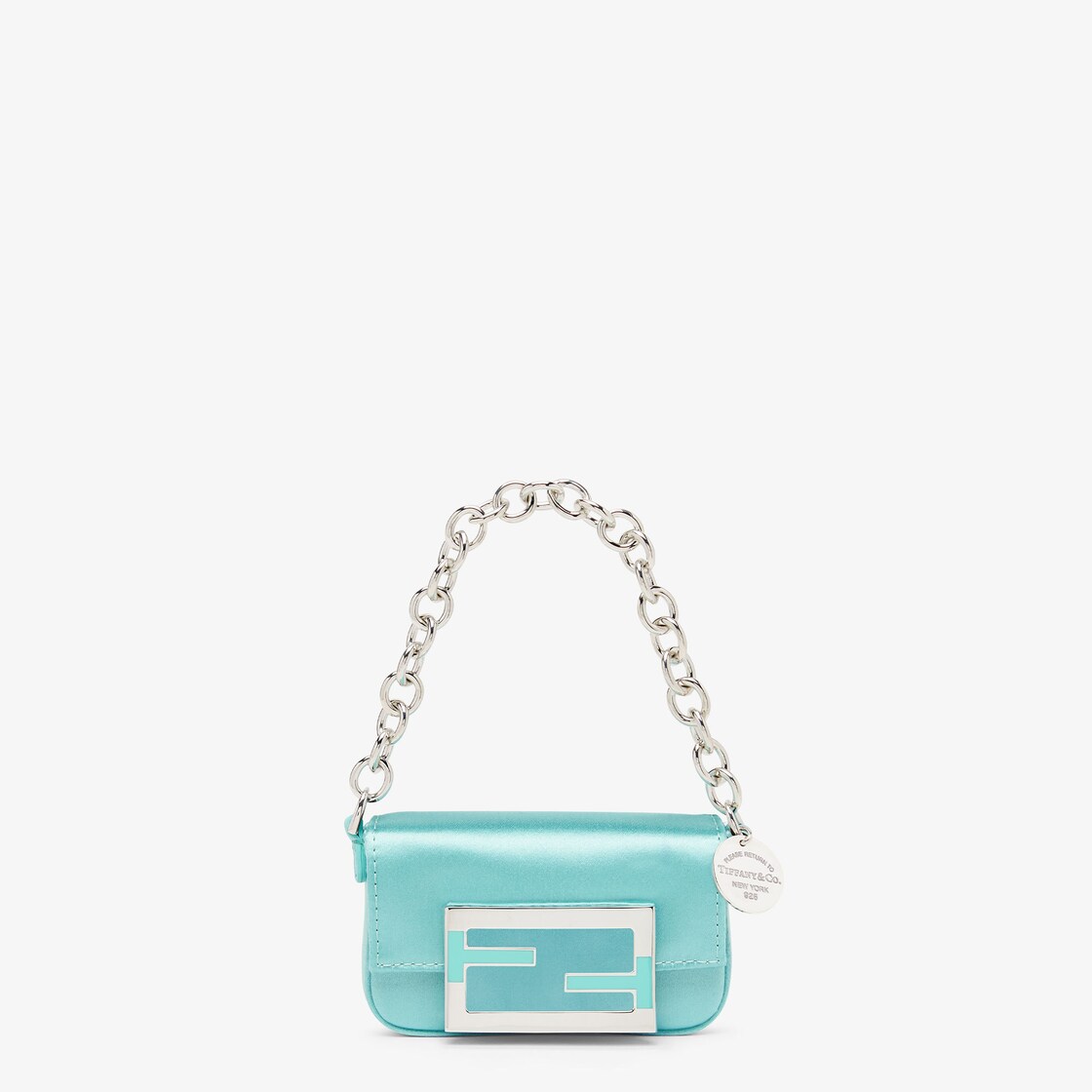 Nano Baguette Charm - Tiffany & Co. charm x Fendi in Tiffany Blue