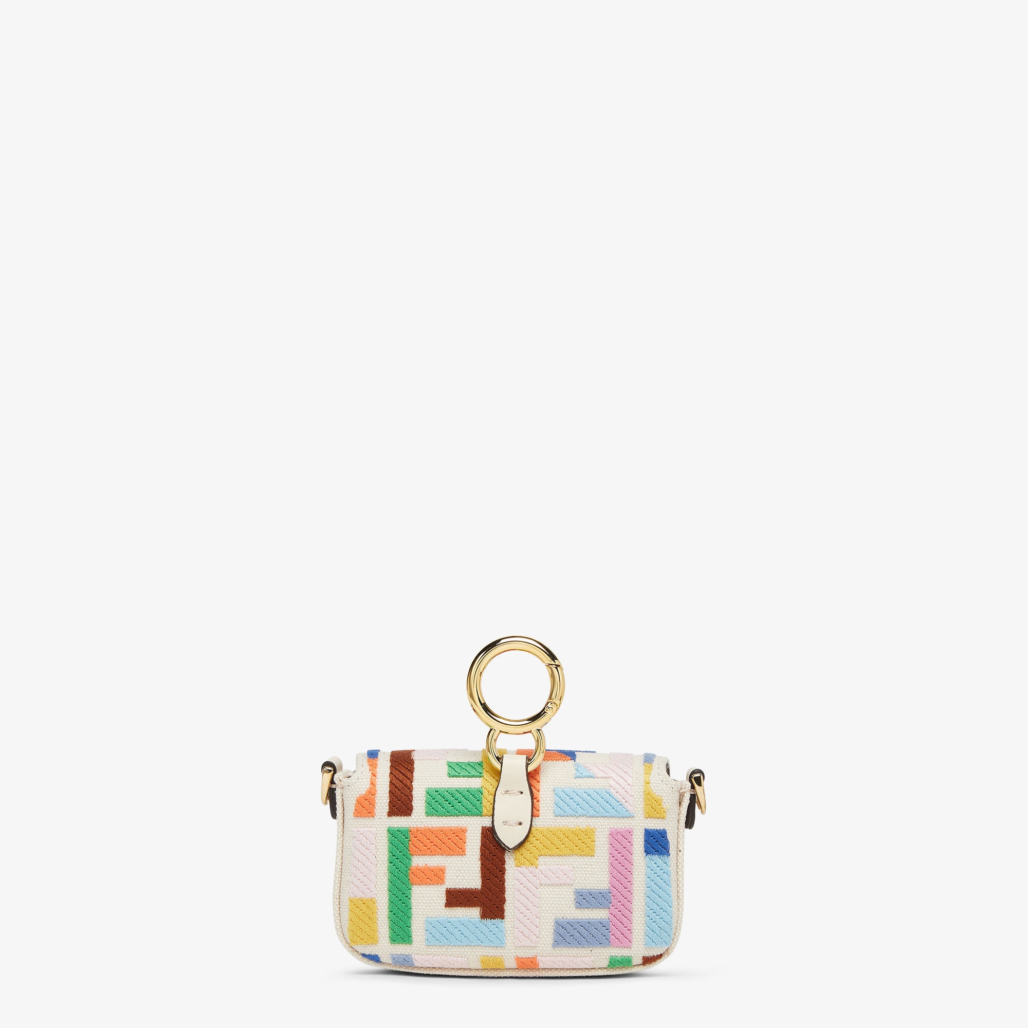 Nano Baguette Charm Fabric Beige | Fendi Nano Baguette Charm Fabric Beige | Fendi
