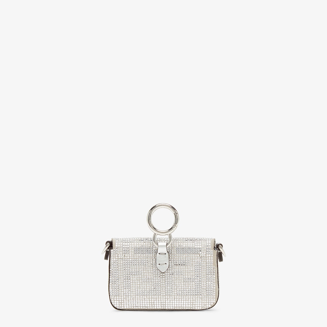 Nano Baguette Charm Sequins or crystals Silver - Image 3/4