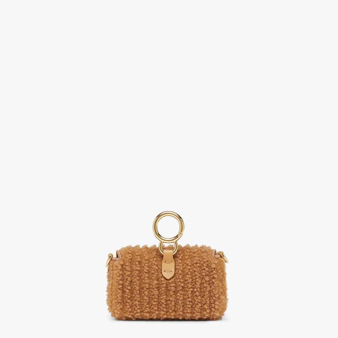 Nano Baguette Charm Fur Beige - Image 3/4