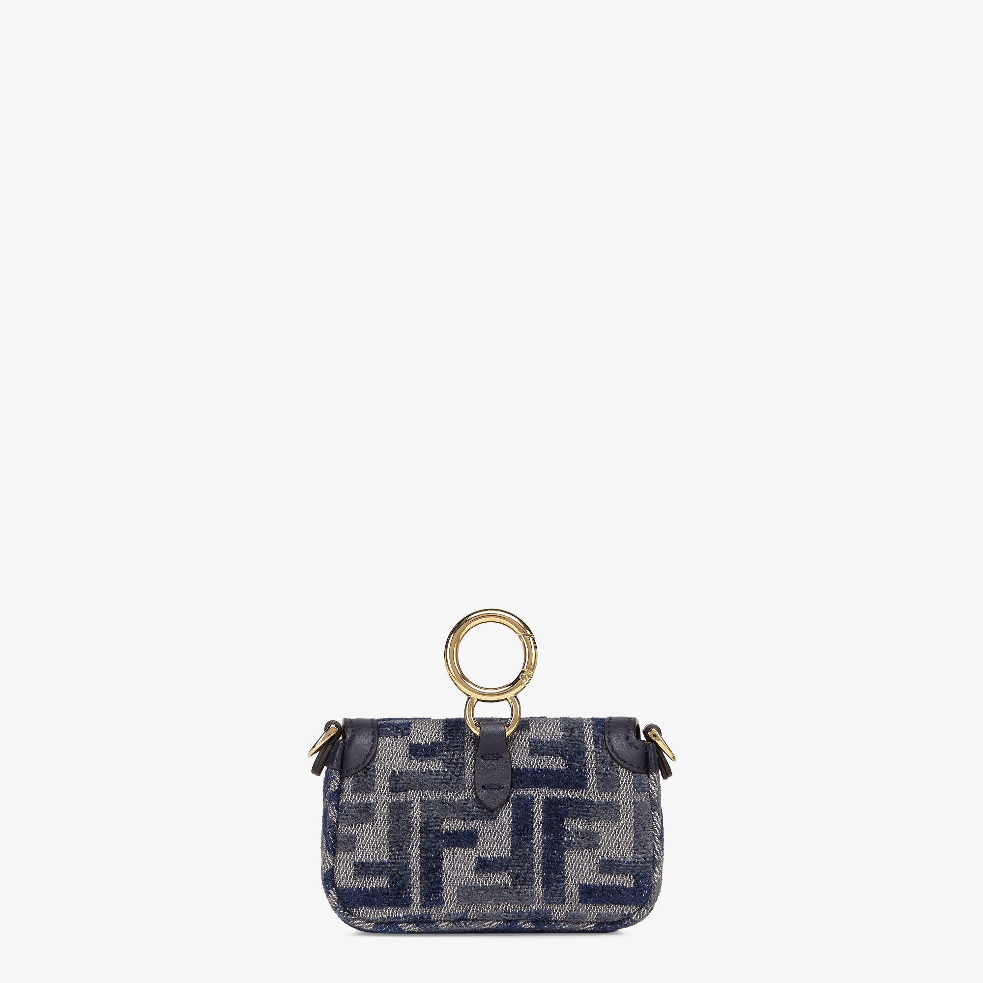 アウトレット【FENDI】 Nano バッグチャーム シンプル ネイビー アウトレット【FENDI】 Nano バッグチャーム シンプル ネイビー
