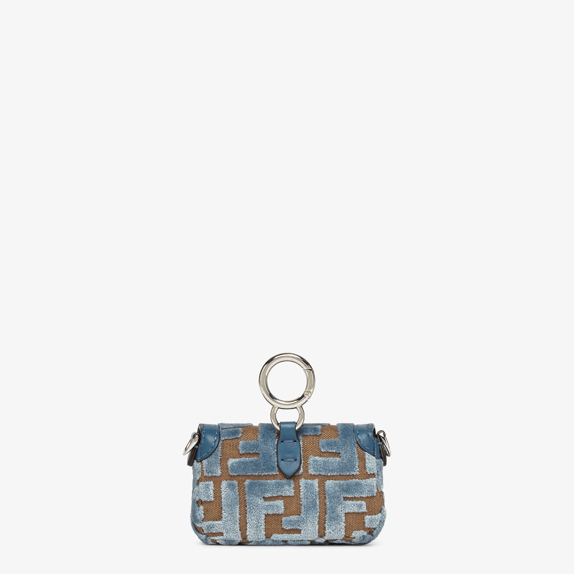 Nano Baguette Charm Fabric Brown | Fendi
