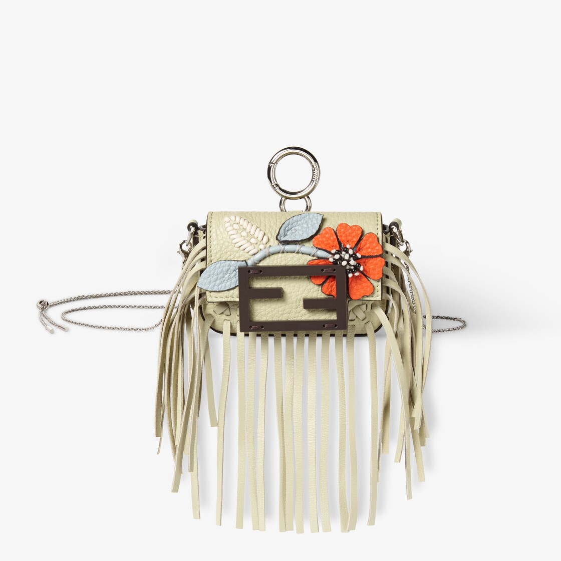 Nano Baguette Charm Cuoio Romano leather Multicolour - Image 1/5