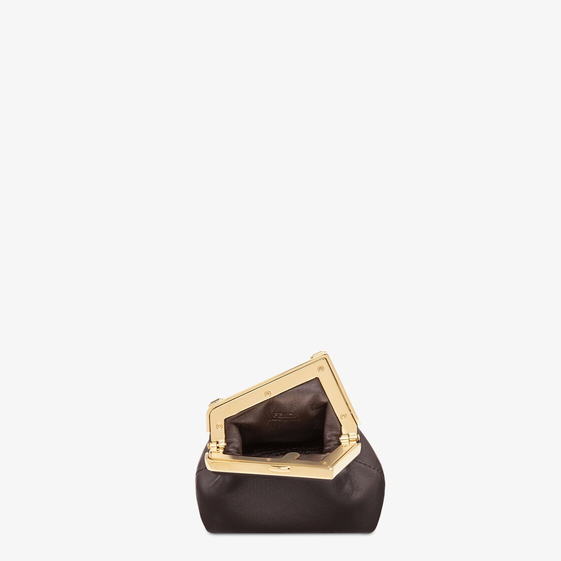 Nano Fendi First Charm - Brown nappa leather charm | Fendi Nano Fendi First Charm - Brown nappa leather charm | Fendi