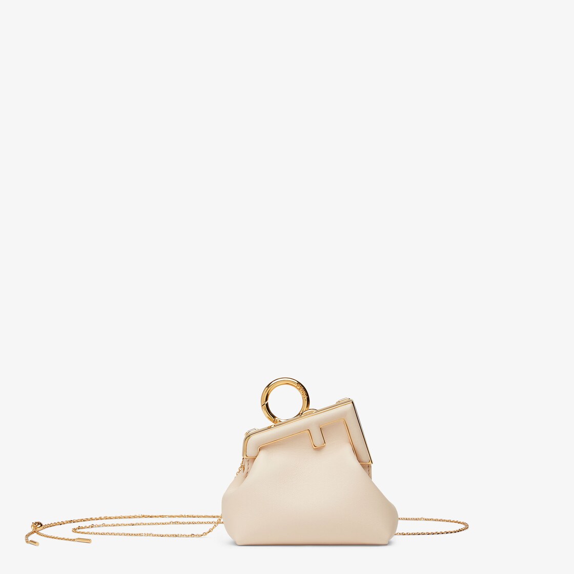 Nano Fendi First Charm - Charm in pink nappa leather | Fendi