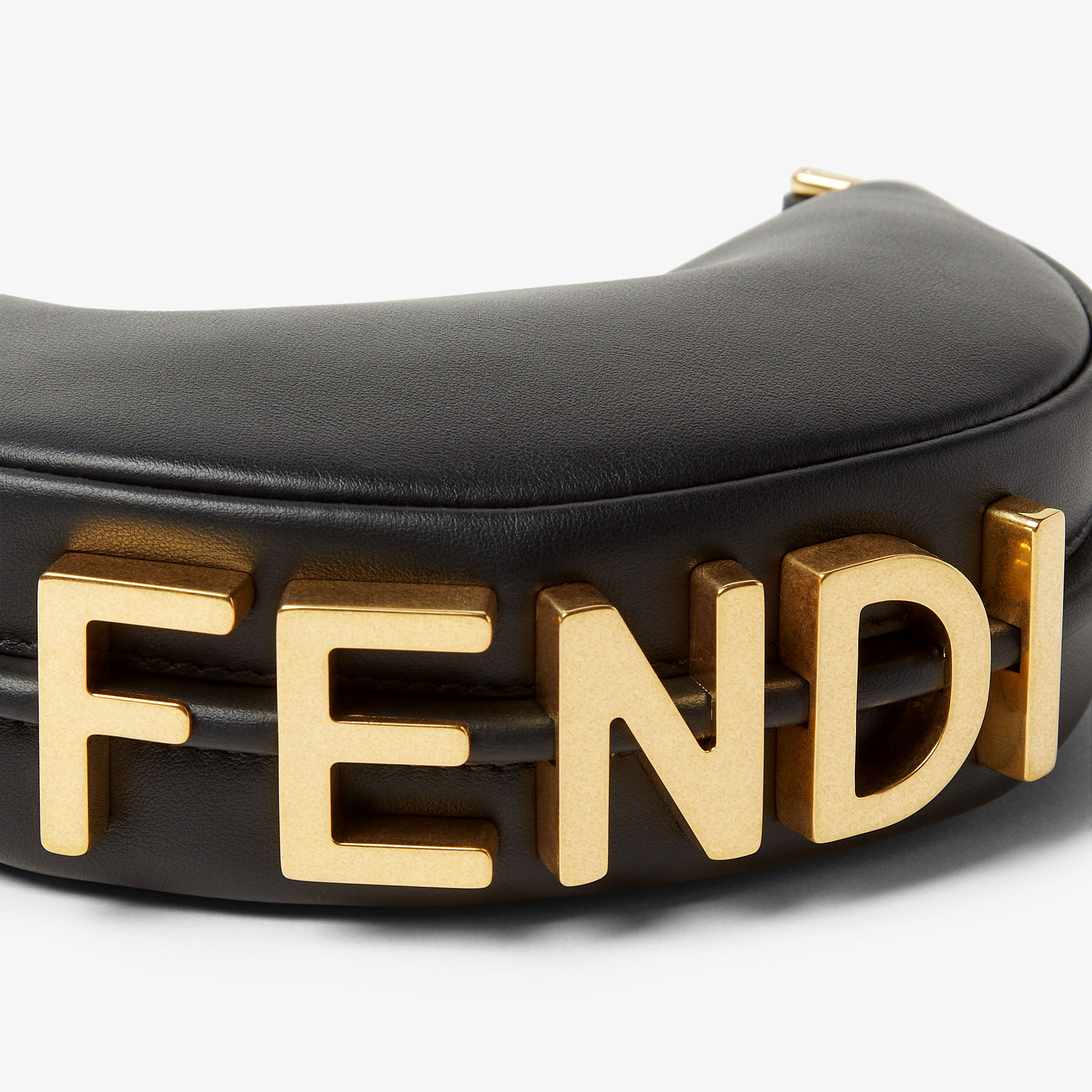 Nano Fendigraphy Leather Black | Fendi