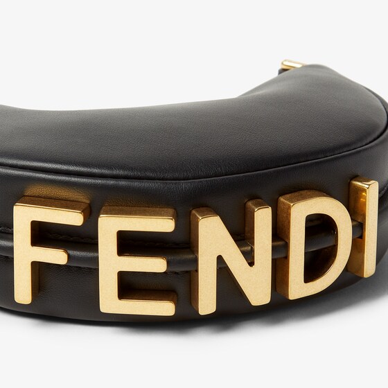Fendi Nano Fendigraphy Hobo bag with zip fastening, embellished | Thumbnail 3
