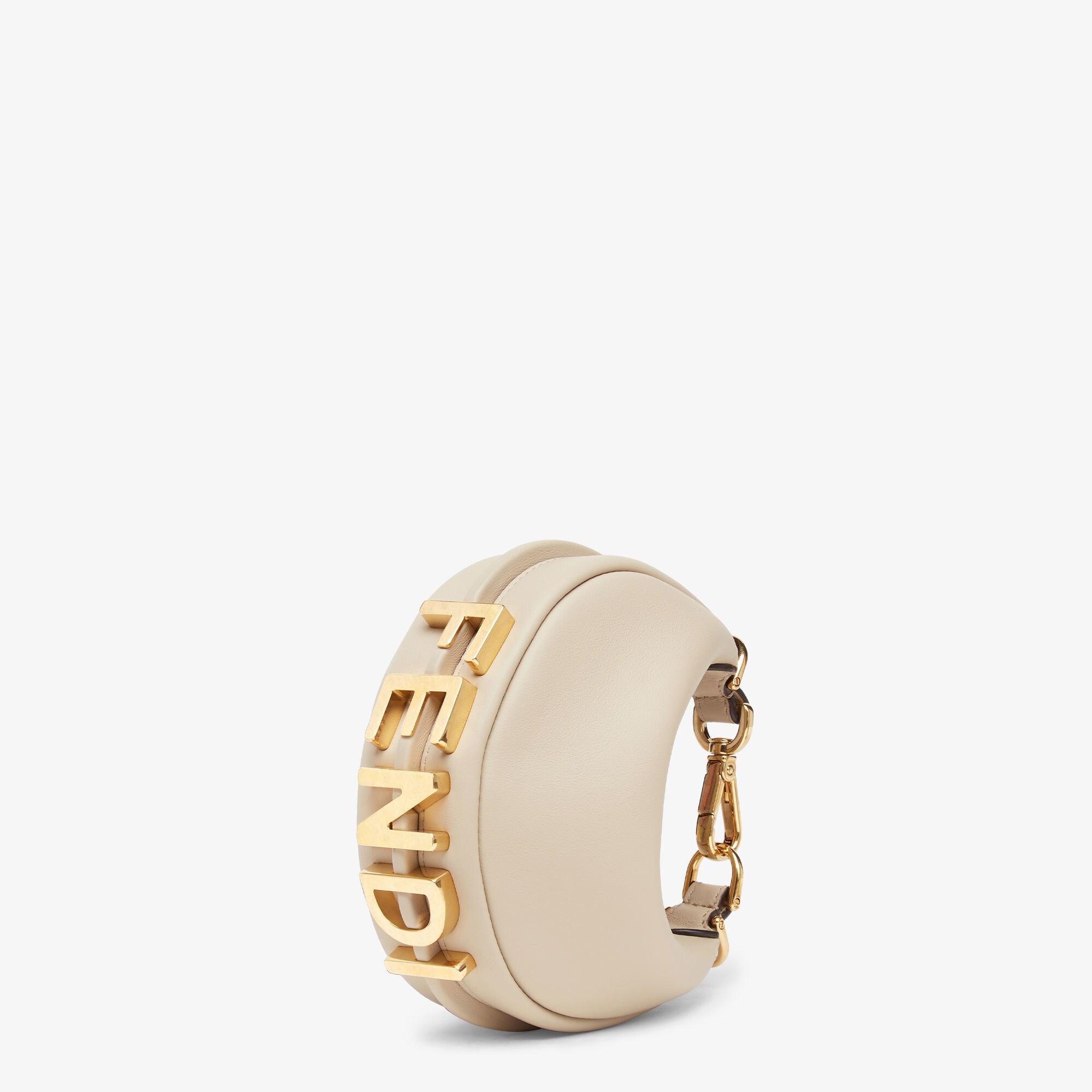 Nano Fendigraphy Leather Beige | Fendi