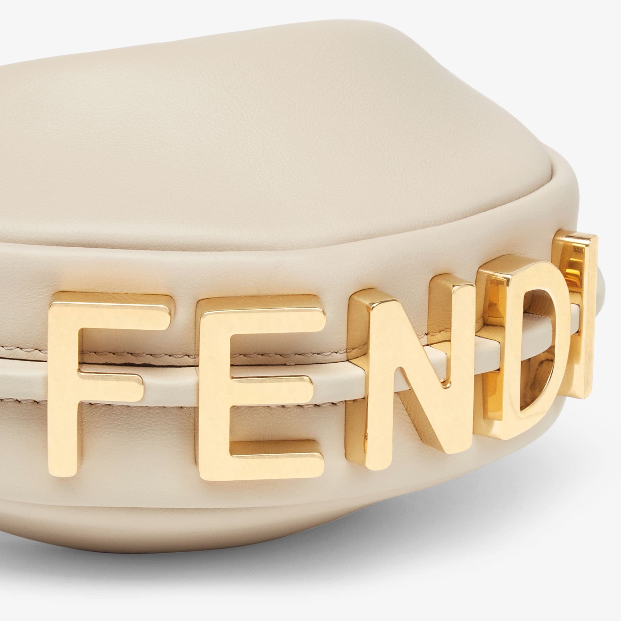Nano Fendigraphy Leather Beige | Fendi
