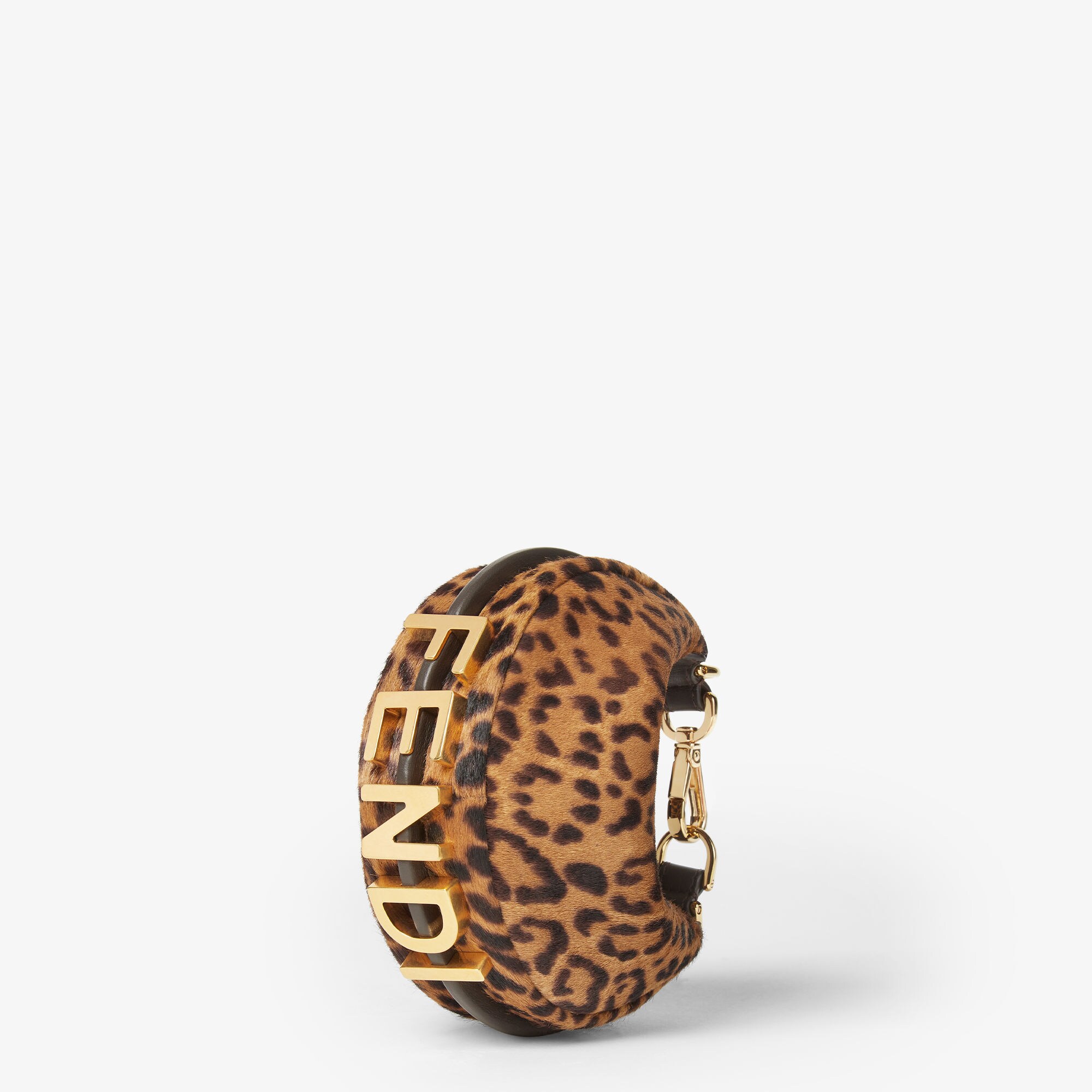 Nano Fendigraphy Leather Brown | Fendi