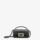 Baguette Phone Pouch Leather Black Fendi