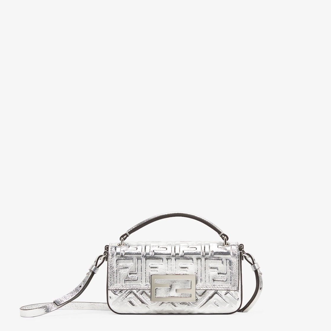 Silver store fendi bag