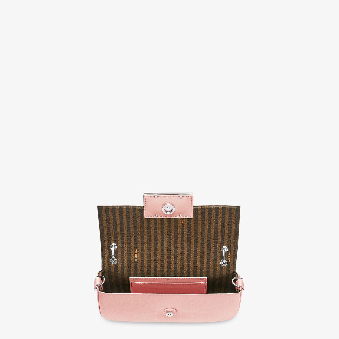 Fendi Baguette Logo-detailed Phone Pouch in Pink