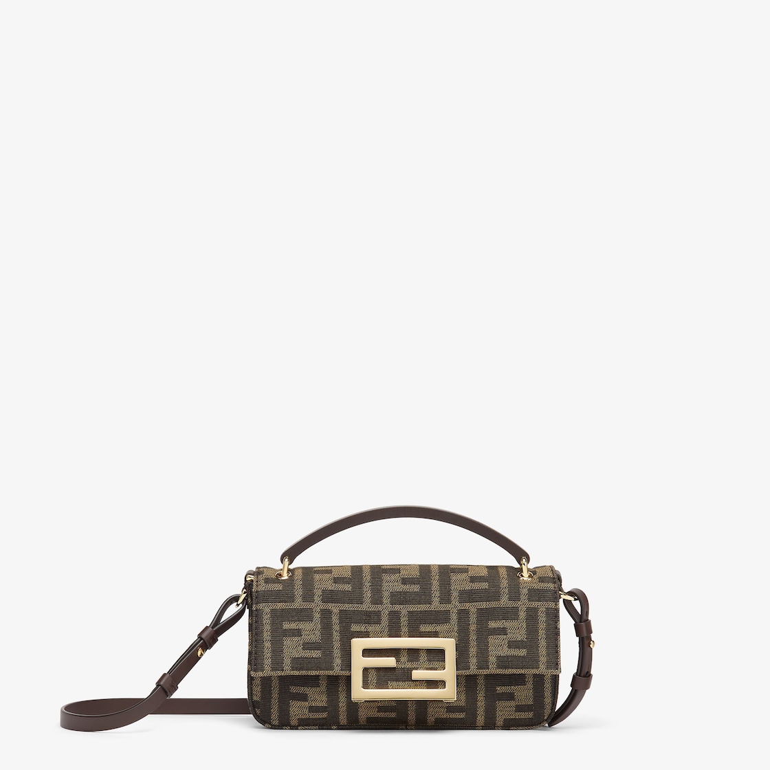 Baguette Phone Pouch Fabric Brown - Image 1/3