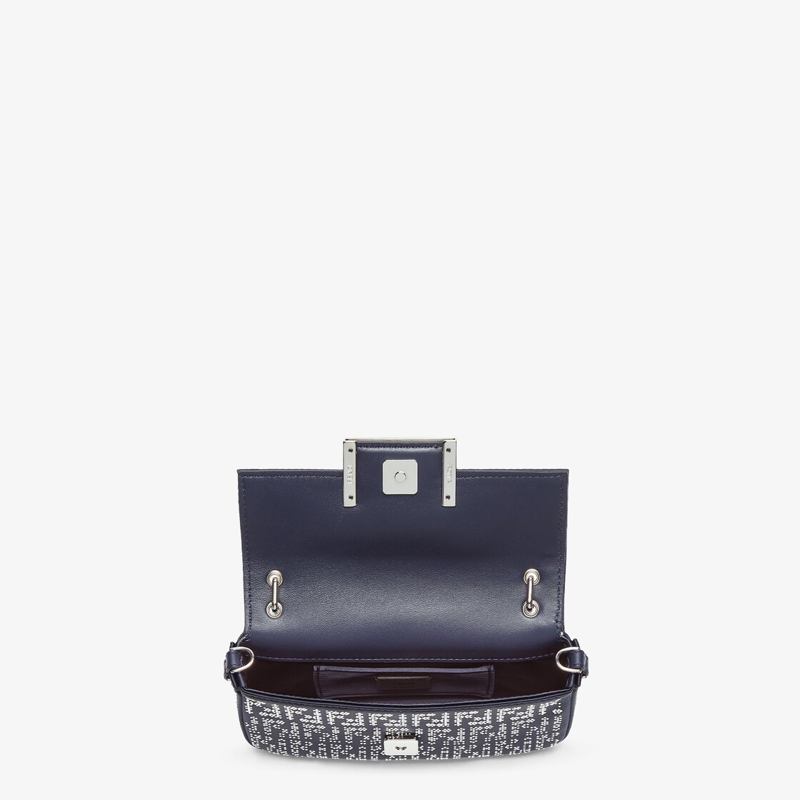 Fendi blue outlet purse