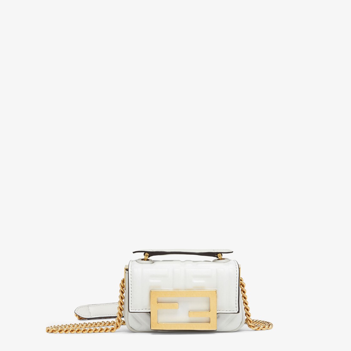 Fendi Baguette Mini Leather Shoulder Bag (Mini Bags)