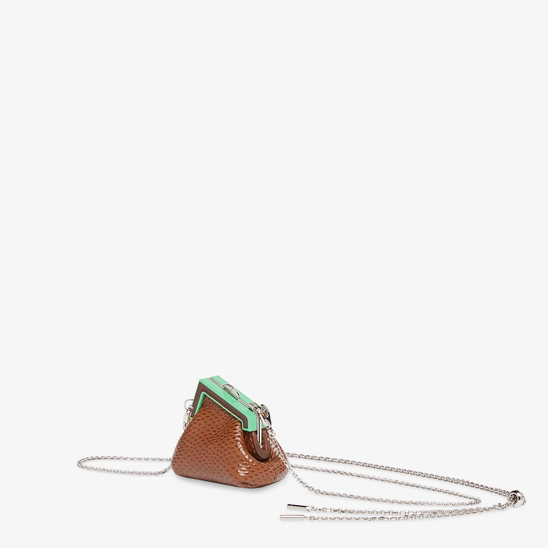 Pico Fendi First - Brown karung leather charm