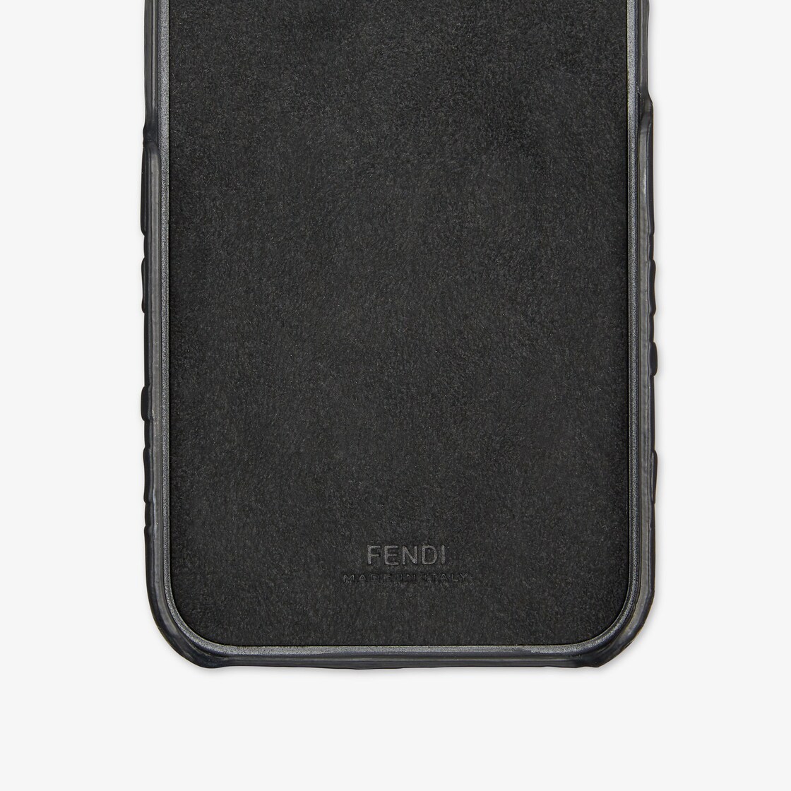 iPhone® 14ケース - ブラックレザー カバー | Fendi