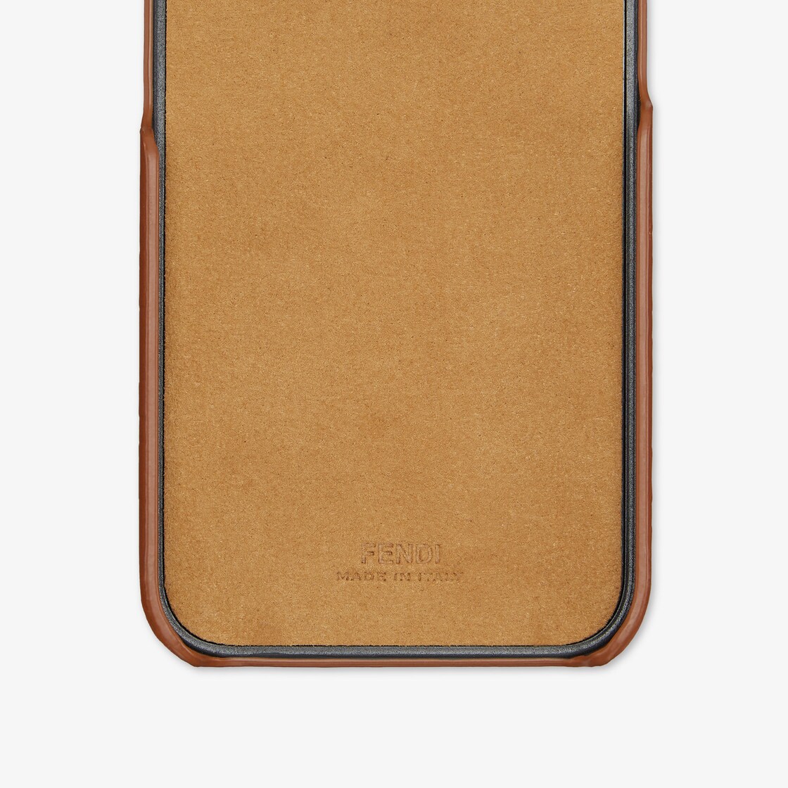 Smartphone Case Leather Brown | Fendi