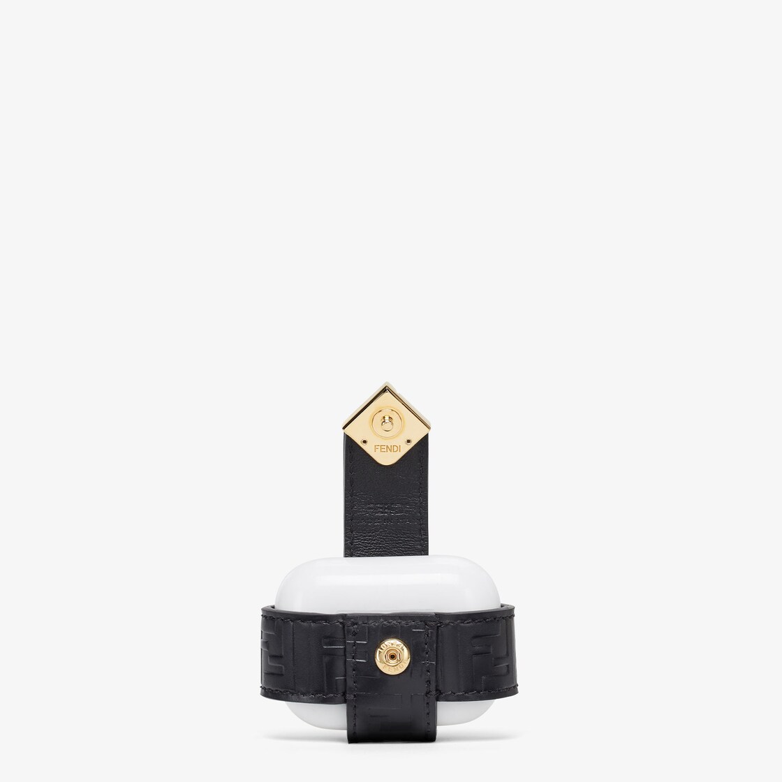 FF Diamonds AirPods Pro Charm - Black leather charm | Fendi