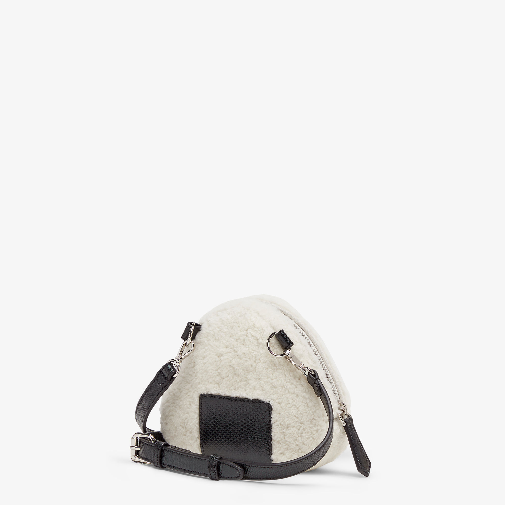 Onigiri Bag Fur White | Fendi