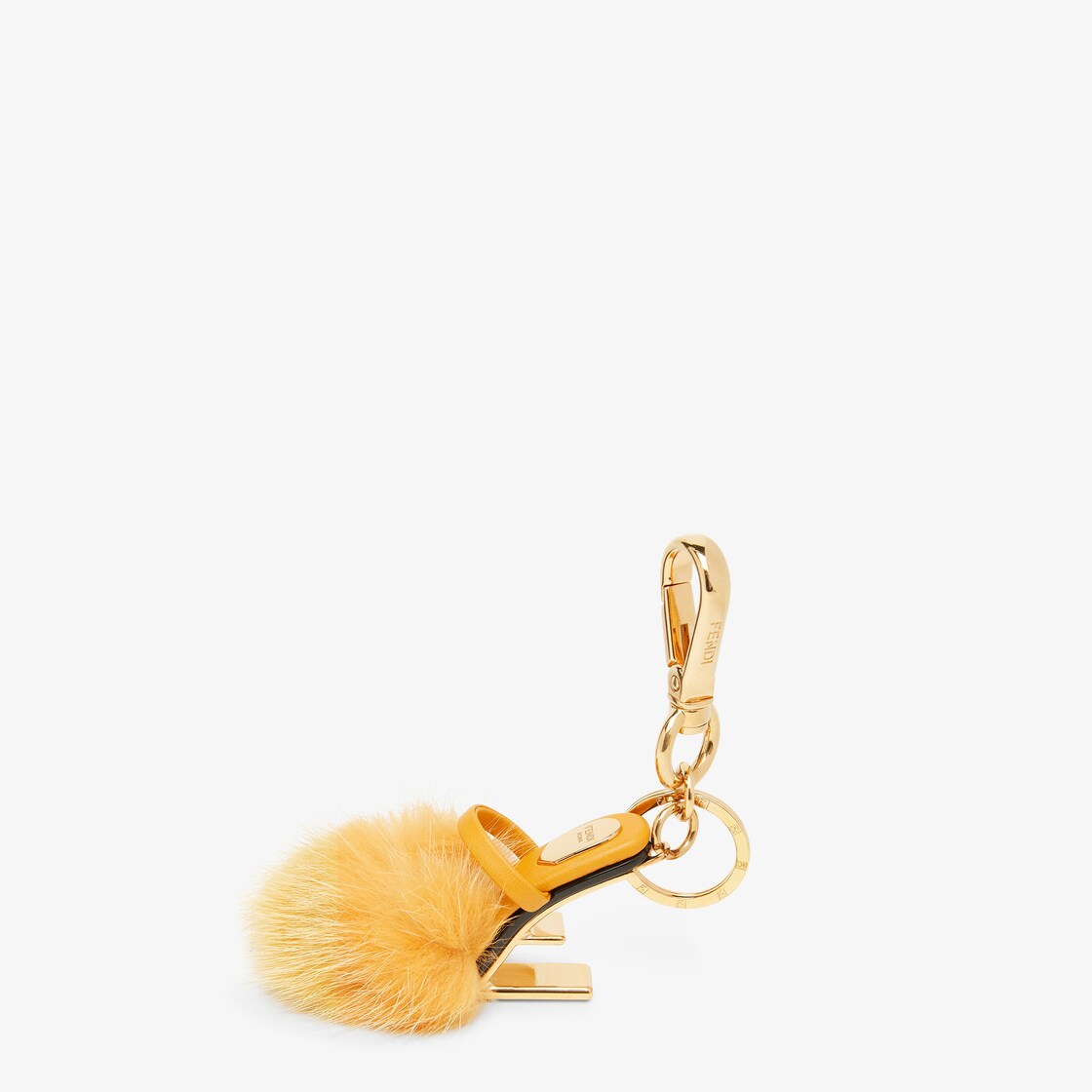 Fendi First Shoes Charm - Yellow mink charm | Fendi