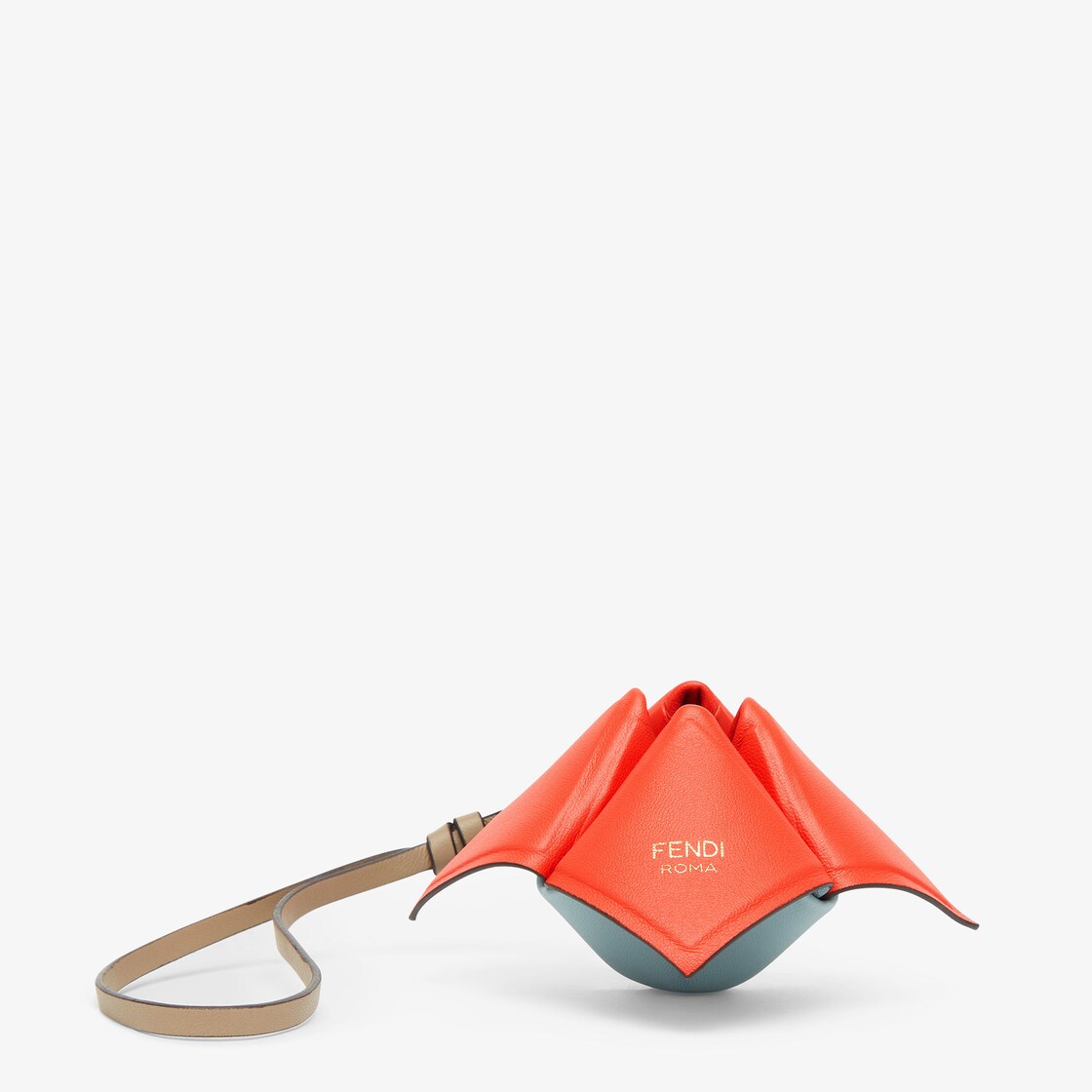 Fendi Fortune Teller Charm Leather Red Fendi