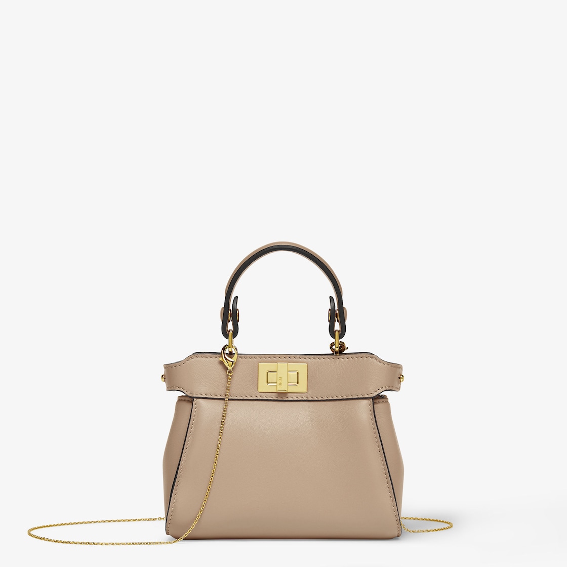 Nano Peekaboo Leather Grey - Image 1/4