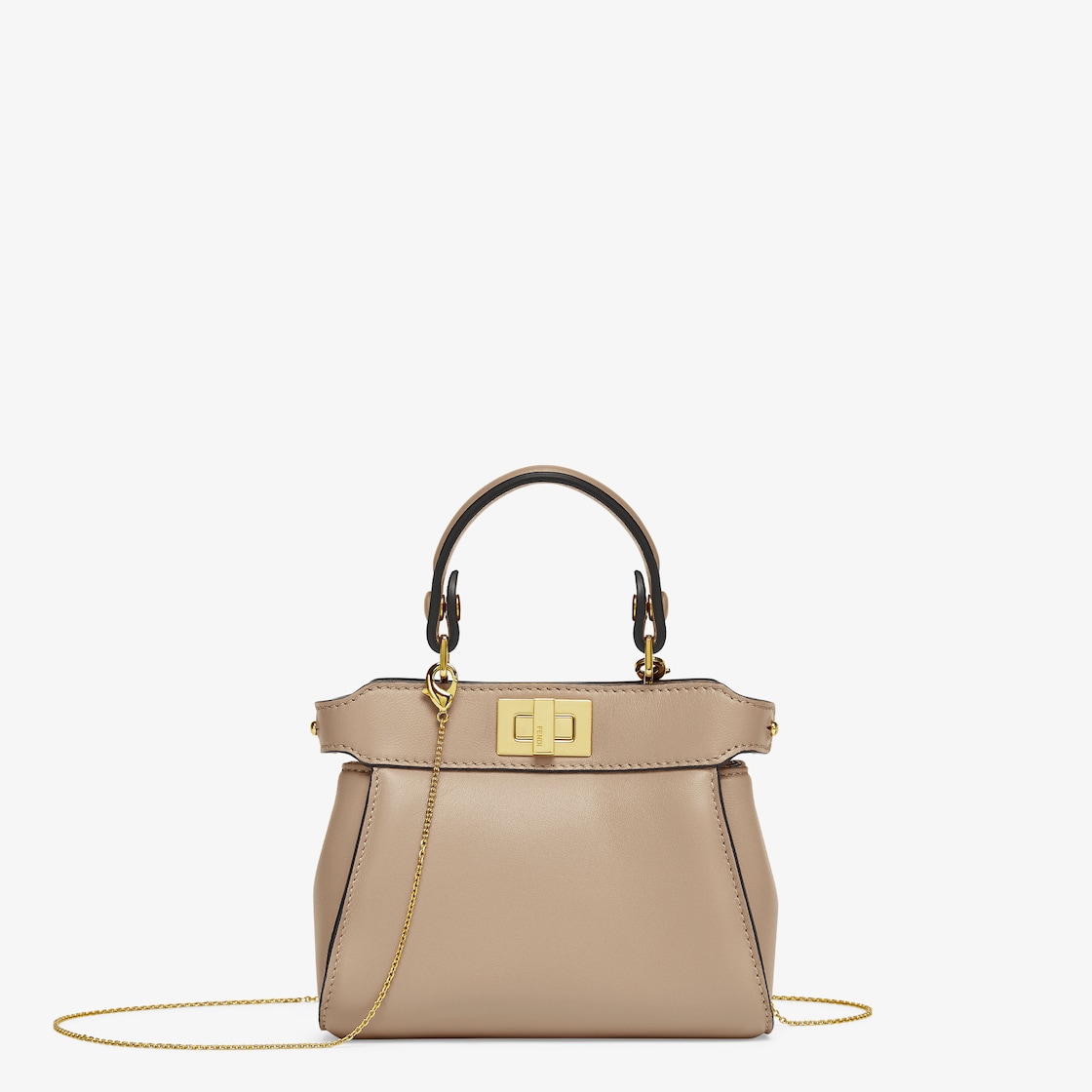 ナノ ピーカブー レザー グレー | Fendi ナノ ピーカブー レザー グレー | Fendi