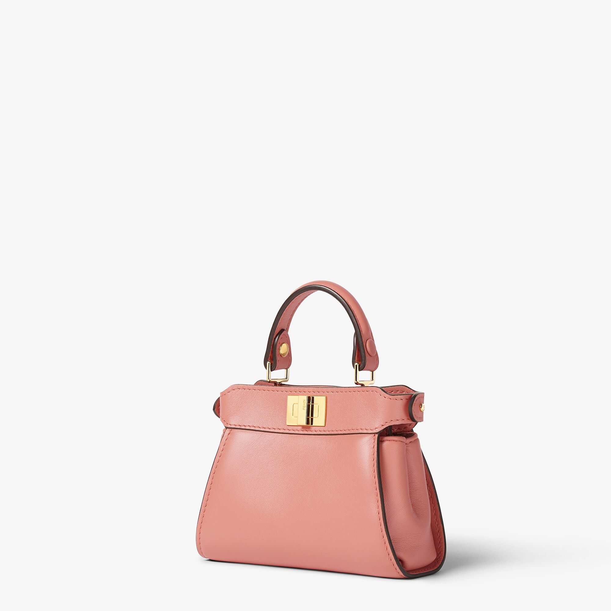 ★関税込★FENDI★Nano Fendigraphy leather charm bag★PINK Fendi - Nano Fendigraphy leather hobo bag Pink - The Corner