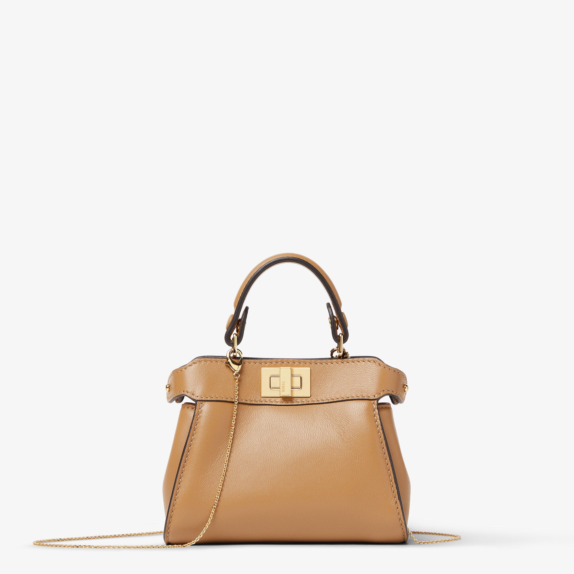 ナノ ピーカブー レザー ブラウン | Fendi